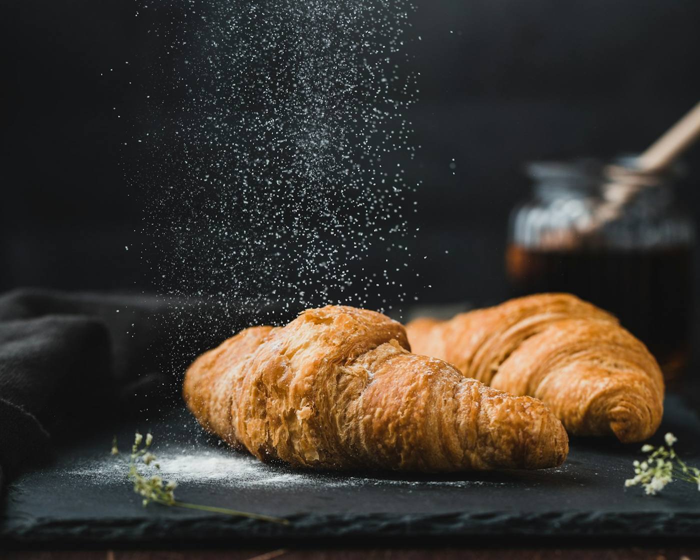 Illustration de viennoiseries.